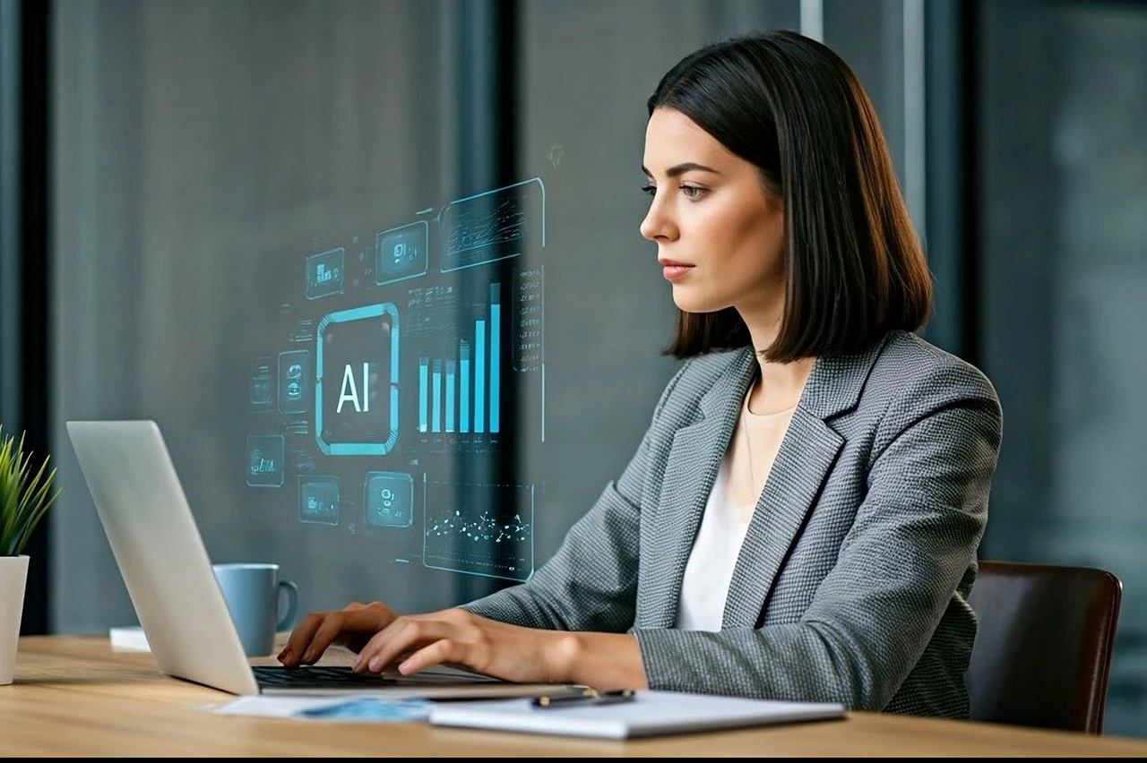 Inteligência Artificial- como a IA está mudando trabalho, estudo e negócios